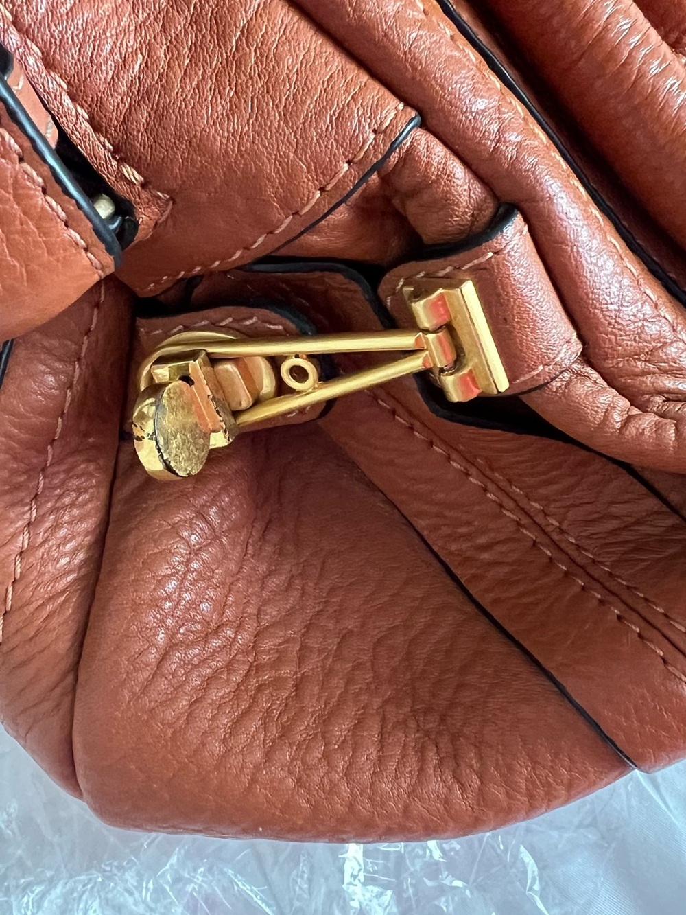 Chloe paraty cognac tote - Picture 10 of 16